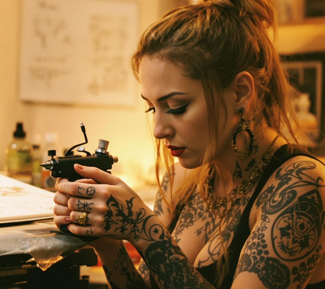 Tattoo Artist at Work